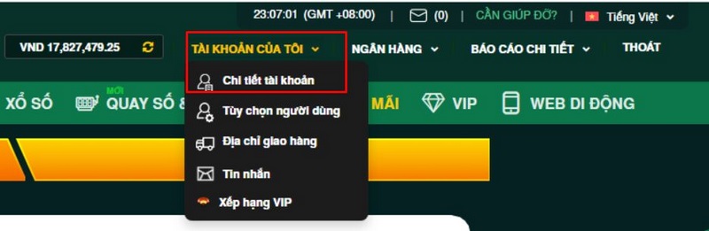 Xác nhận đăng ký tài khoản để hệ thống tiến hành xét duyệt
