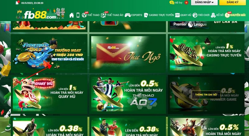 Thưởng tiền lên đến 4 triệu 388k cho tay bắn cá chuyên nghiệp