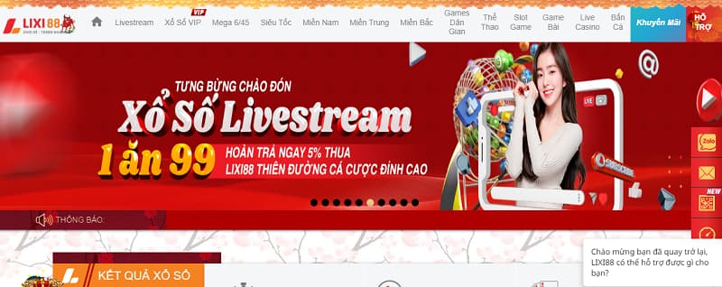 Lịch sử hình thành nhà cái Lixi88