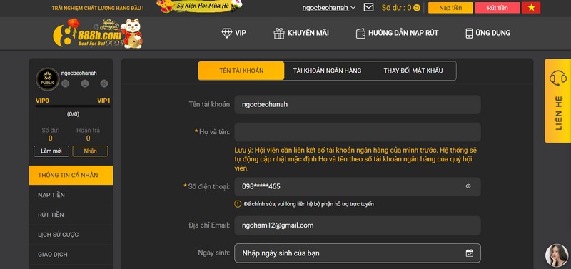 Sân chơi cam kết bảo mật dữ liệu người chơi