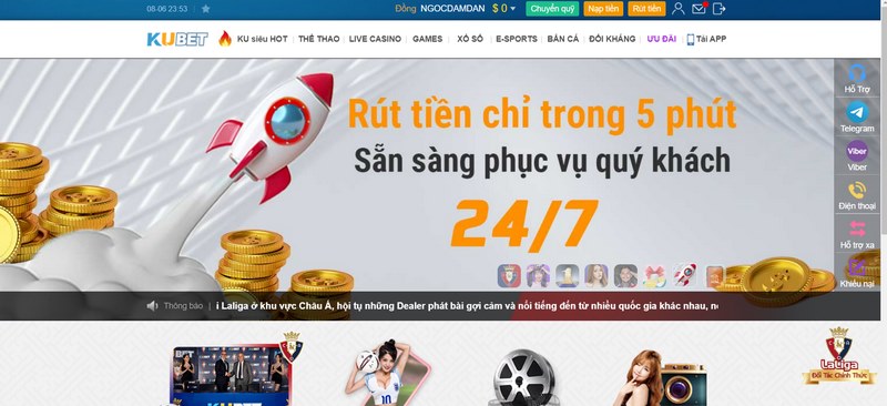 Ưu điểm tạo nên sức hút đặc biệt của địa chỉ cá cược Kubet 