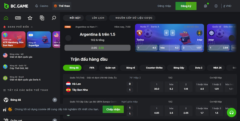 Những ưu điểm của nhà cái BC Game