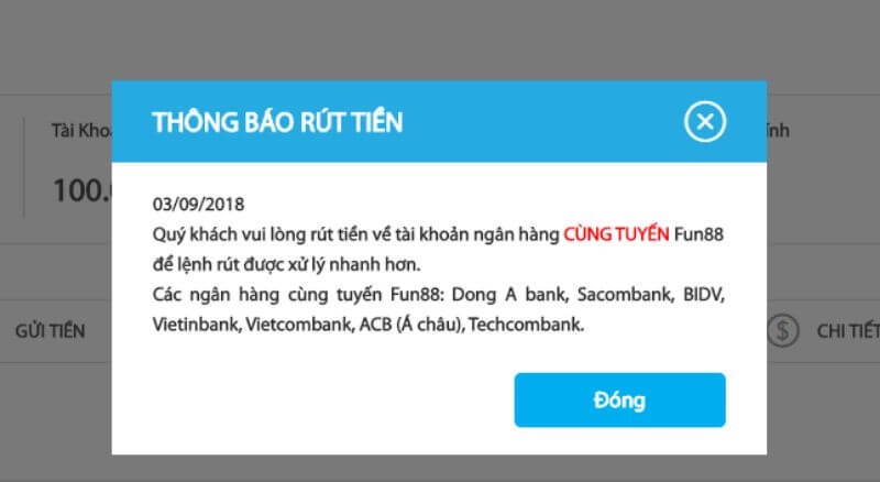 Rút tiền về thẻ cào tại nhà cái Fun88 siêu tiện lợi