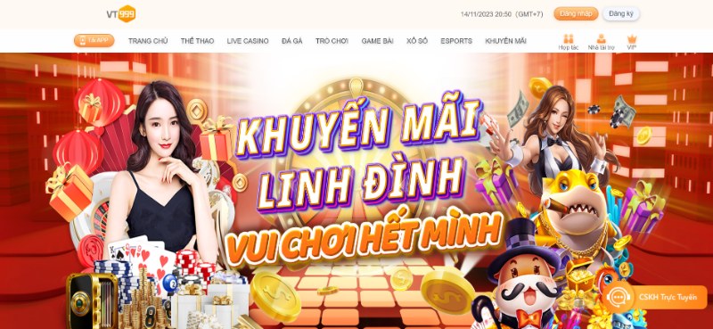 Các sự kiện khuyến mãi VT999 linh đình thưởng lên cấp, sinh nhật, lì xì 