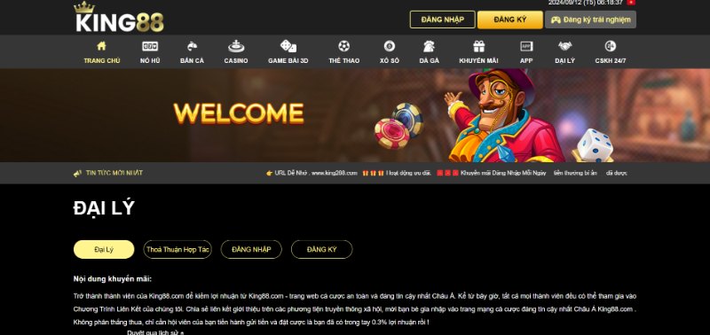 Tìm hiểu lợi ích của đại lý KING88